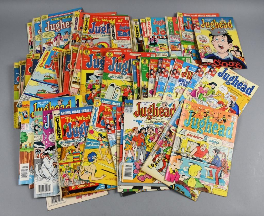(68) 1960s-90s Archie Series Jughead Comic Books (1 of 4)