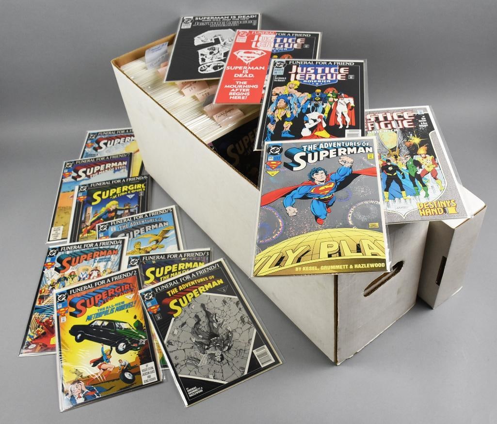 (122) 1990s DC Comics Superman - Sleeved-Mint (1 of 5)