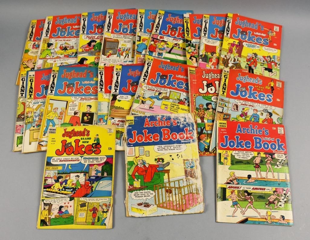(20) Silver Age Jughead and Archie Jokes Comic Books (1 of 9)