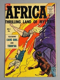 1955 Magazine Enterprises No. 1 Africa feat. Cave Girl-Thun'da