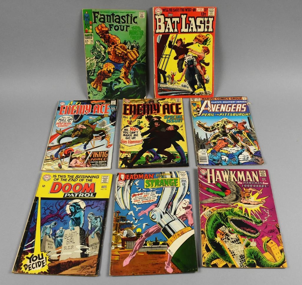 (8) 1960s-80s DC/Marvel Comics, Avengers, Bat Lash & More (1 of 4)