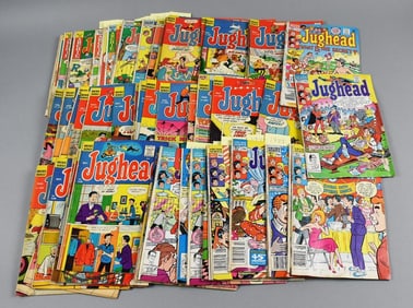 (59) Vintage Archie Series Jughead Comic Books