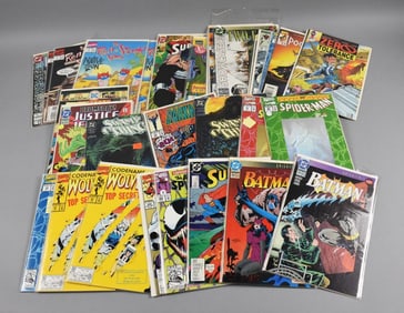 (33) Contemporary Marvel, DC and More Comics, Sleeved