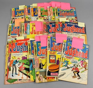 (25) 1950s-70s Archie Series Jughead Comic Books