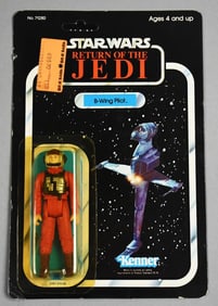 1983 Star Wars B-Wing Pilot 77A Back ROTJ-Unpunched-MOC