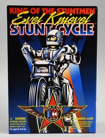 1998 Playing Mantis Evel Knievel Stunt Cycle - MIB-NOS