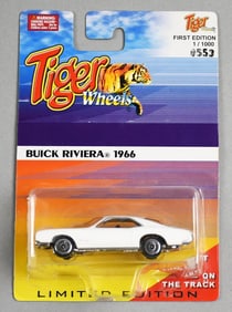 SCARCE 2000 Tiger Wheels Buick Riviera-1966-MOC-NOS