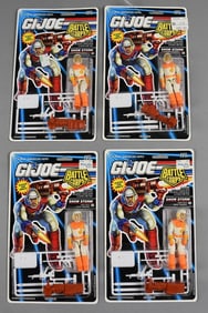(4) 1992 Hasbro GI Joe Battle Corps-Snow Storm-MOC-NOS