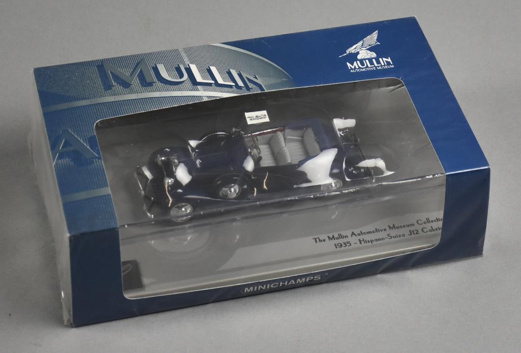 Minichamps 1935 Hispano Suiza J12 1:43 Scale-MIB-NOS: Lot is a Minichamps 1935 Hispano Suiza J12 1:43 Scale-MIB-NOS. Single owner collection from the largest toy collector on the West Coast.