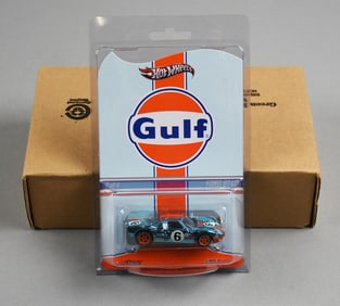 2013 Hot Wheels Real Riders Gulf Ford GT40-LE 3811/4000-NOS
