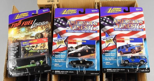 Johnny Lightning Top Fuel/America's Finest-Orig Shipping Cases