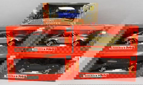 (5) Tonka Italy Polistil & Motor Max 1:16, 1:18 - MIB-NOS