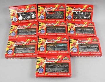 (10) 1994 Johnny Lightning Commemorative 4 Car Sets-MIB-NOS