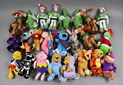 (24) The Disney Store Plush Character Dolls-MWT-NOS