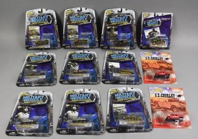 (12) 1990s-00s Johnny Lightning Military Muscle/Cavalry-NOS