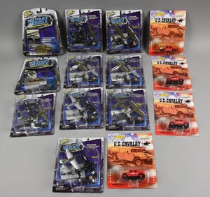 (14) 1990s-00s Johnny Lightning Assorted Military-MOC-NOS