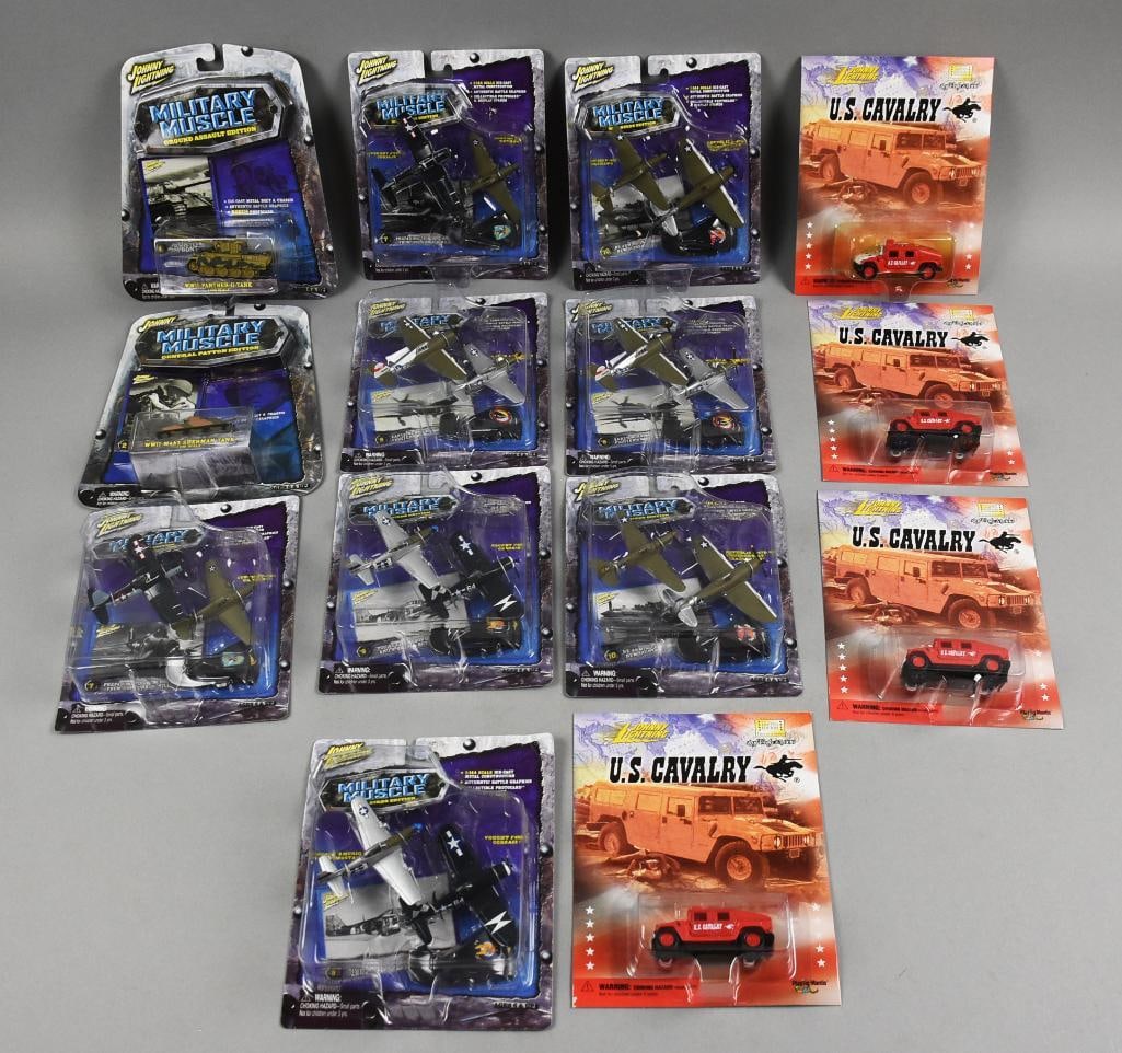 (14) 1990s-00s Johnny Lightning Assorted Military-MOC-NOS (1 of 5)