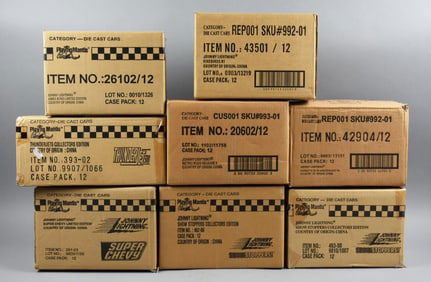 (8) Factory Sealed Johnny Lightning Die-Cast-MIB-NOS