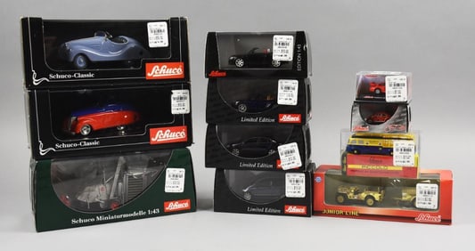 (11) Contemporary Schuco Die-Cast Assortment-MIP-NOS