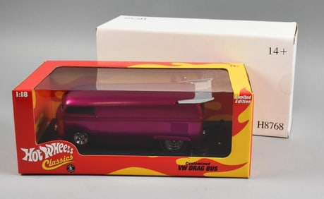 2008 Mattel Hot Wheels Classics VW Drag Bus-1:18-MIB-NOS
