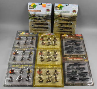 (10) 1990s-00s 21st C Toys Ultimate Soldier Weapon Sets-NOS: Lot is 10 1990s-00s 21st C Toys Ultimate Soldier Weapon Sets-NOS. Single owner collection from the largest toy collector on the West Coast.