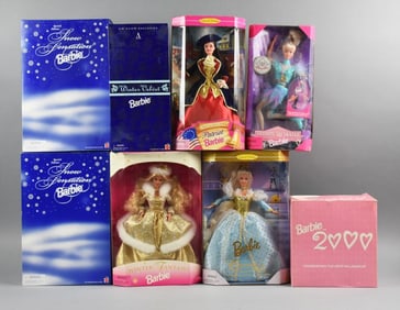 (8) 1990s Mattel Barbie Assortment - NRFB - NOS
