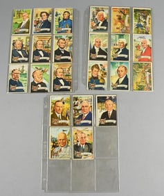 (23) 1956 Topps US President Trading Cards