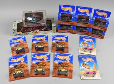 (16) 1990s-00s Mattel Hot Wheels Exclusive Die-Cast-MOC-NOS