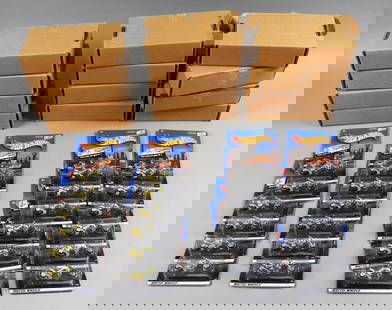 (24) 2000 Mattel Hot Wheels Blast Line Jiffy Lube-MOC-NOS: Lot is 24 2000 Mattel Hot Wheels Blast Line Jiffy Lube-MOC-NOS. Includes 12 each white and yellow all with original shipping boxes. Single owner collection from the largest toy collector on the West C