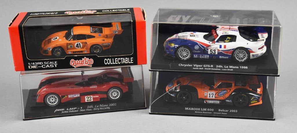 (4) Fly Car Models, Quartzo Race Car 1:43 Die-Cast - MIB-NOS (1 of 3)