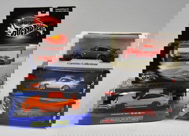 (5) Hot Wheels, Schuco and More Die-Cast Porsche-MIB-NOS