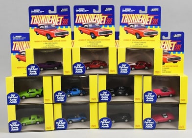 (11) 1999 Johnny Lighting ThunderJet 500 Die-Cast-MIP-NOS