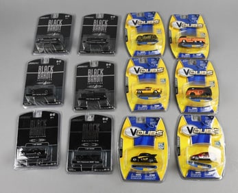 (12) 2008 Greenlight/Jada Assorted Die-Cast-MOC-NOS