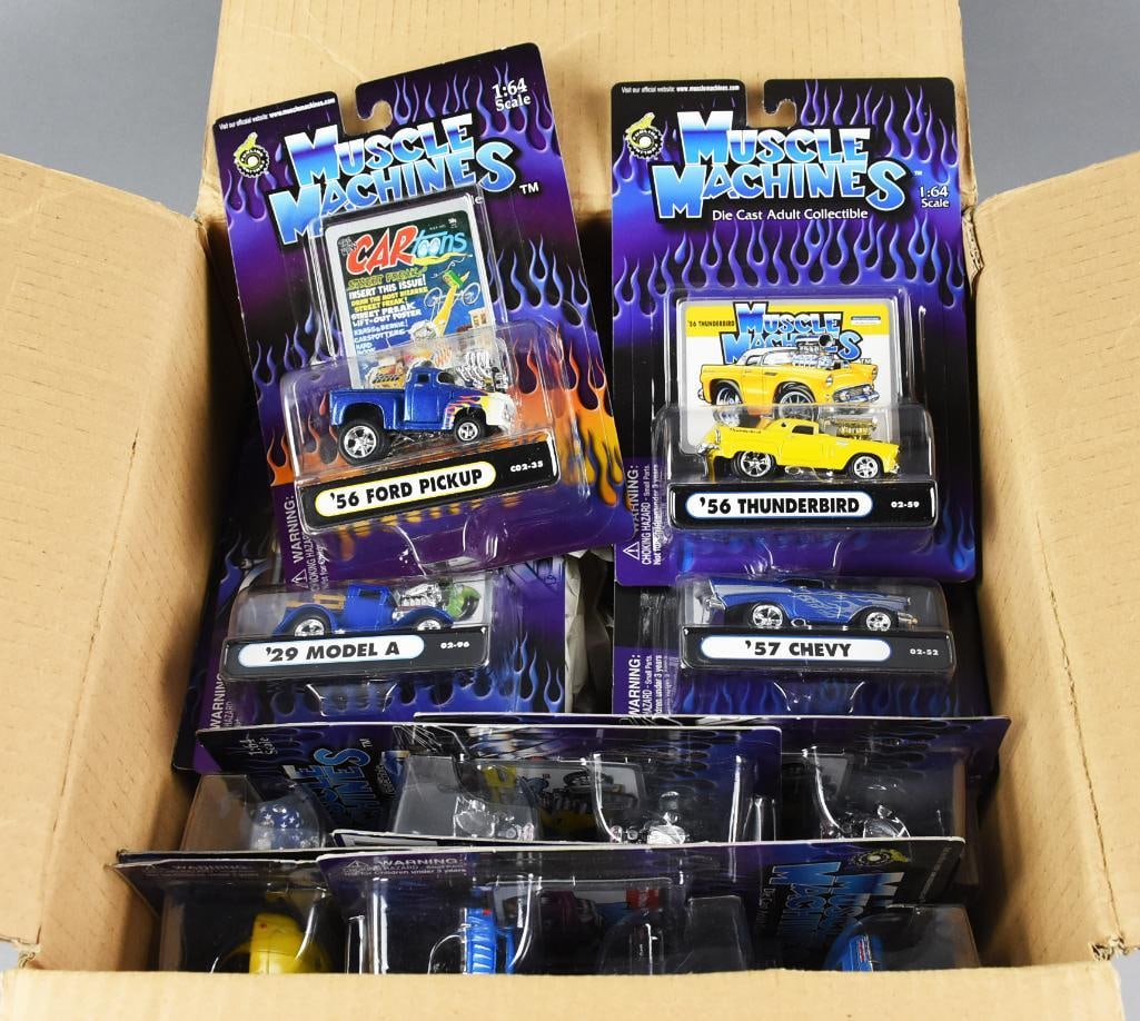 (38) 2002 Funline Muscle Machines Assorted Die-Cast-MOC-NOS (1 of 4)