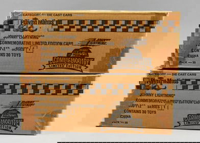 Johnny Lighting Commemorative Eds Factory Sealed Cases-NOS