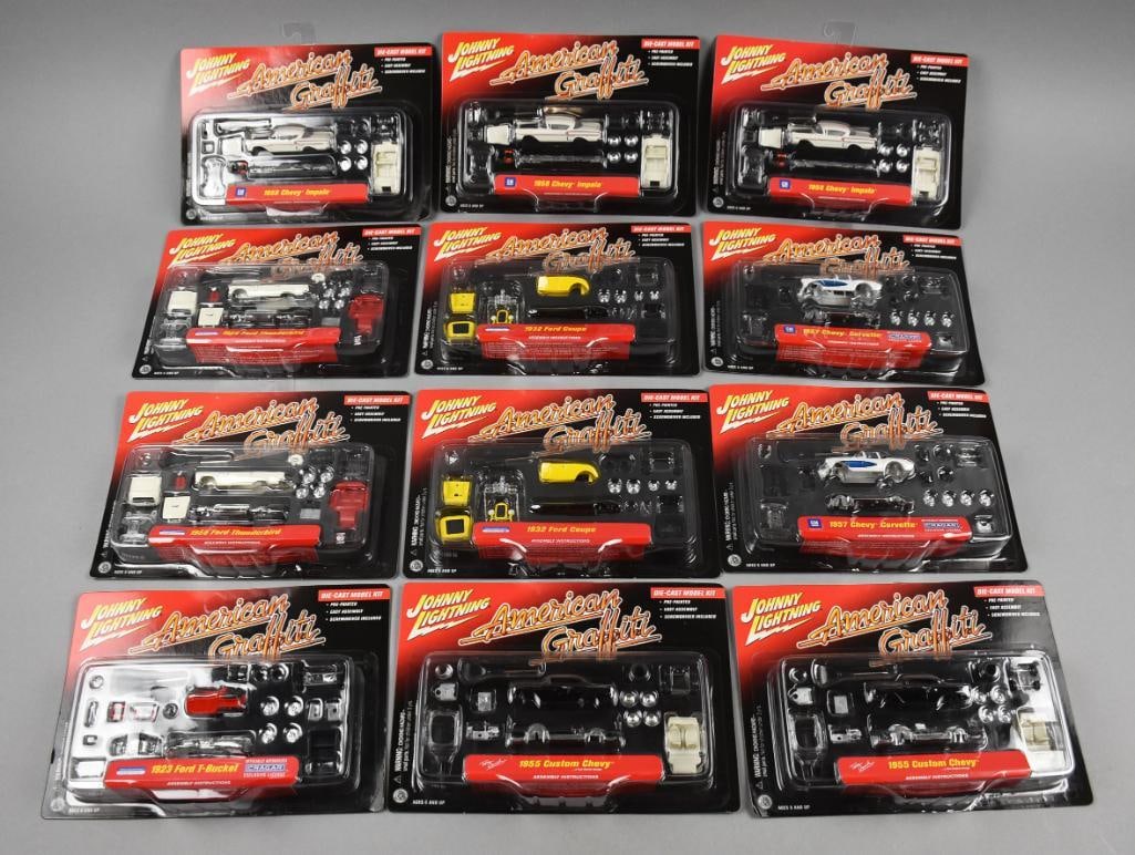 (12) 2002 Johnny Lightning American Graffiti Model Kit-NOS (1 of 3)