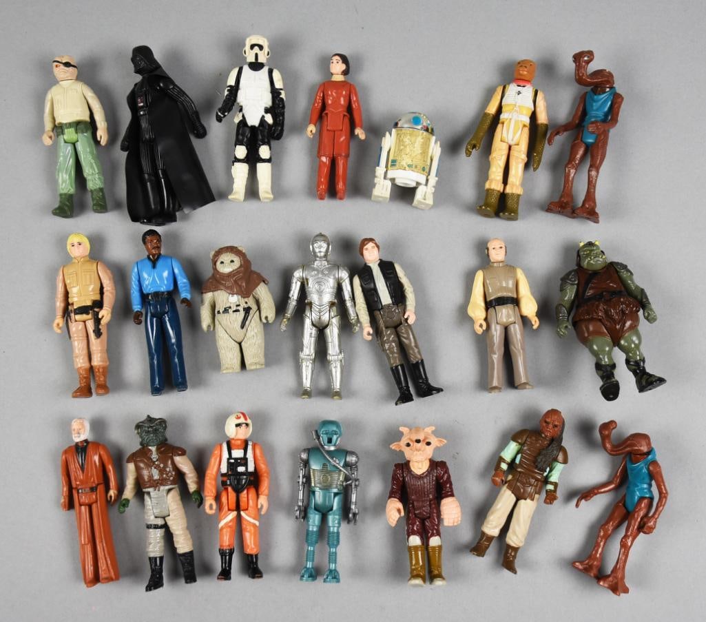 21 Vintage Star Wars Action Figures, Lucasfilm Ltd, 1977-1984 (1 of 4)