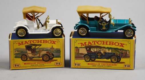 (2) c1960 Lesney Matchbox Models of Yesteryear - MIB-NOS