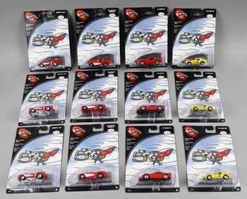 2002 Mattel Hot Wheels Corvette 50 Factory Case-MIB-NOS