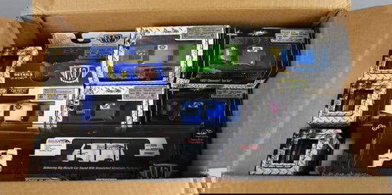 (45) 2000s M2 Muscle Machines Assorted Diecast MOC NOS