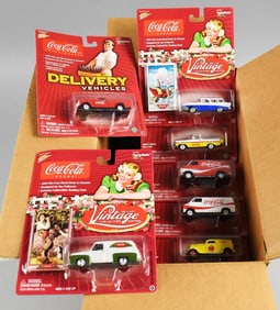(33) 2004 Johnny Lightning Coca Cola Assortment-MOC-NOS