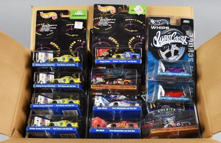 (28) 1990s Mattel Hot Wheels Assorted Die-Cast-MOC-NOS