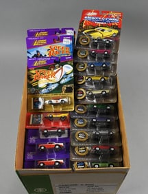 (70) 1990s Johnny Lightning Assorted Series Die-Cast-MOC-NOS