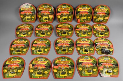(20) Majorette Micro Sonic Flashers/Military Collection-NOS