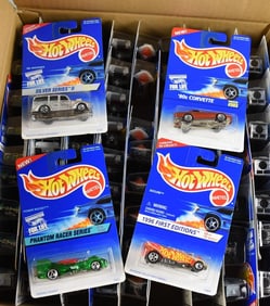 1990s Mattel Hot Wheels Factory Case, Silver Series-MOC-NOS