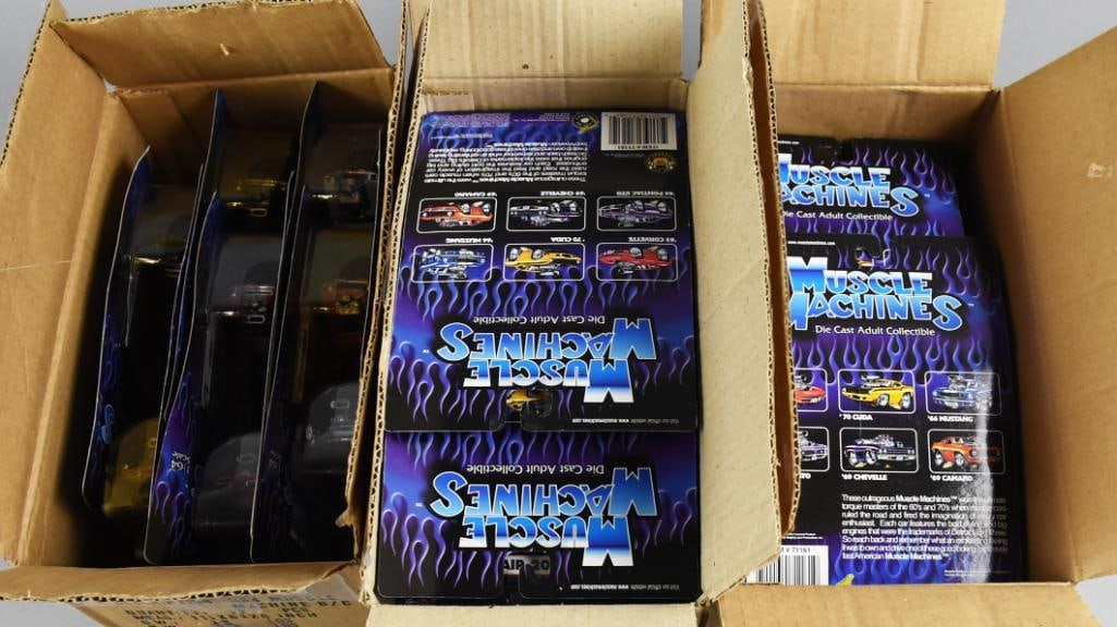 (3) 2000 Funline Muscle Machines Factory Cases-MOC-NOS (1 of 5)