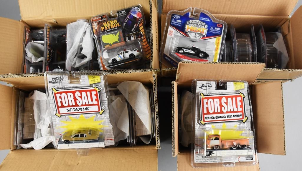 2000s Jada Toys Hero Patrol-Badge City-PLUS Factory Cases-NOS (1 of 4)