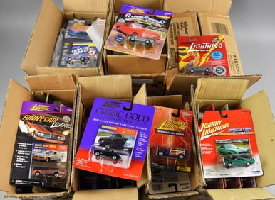 1990s-00s Johnny Lightning Assorted-Factory Cases-MOC-NOS