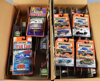 1990s Mattel Hot Wheels Basic & Star Car - Factory Case-NOS