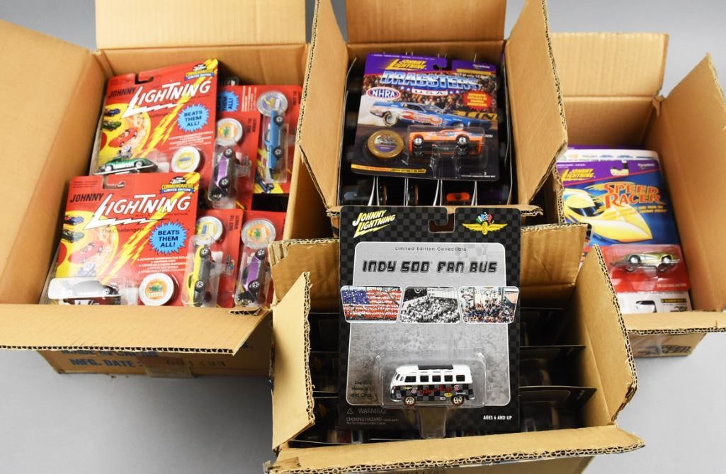 (52) 1990s-00s Johnny Lighting Asst. Factory Cases-MOC-NOS (1 of 4)